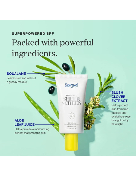 Protector Solar Facial Mineral Supergoop! SPF 30 44.36 ml