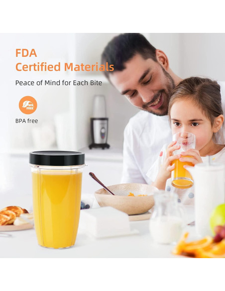 Batidora de Smoothies Acezoe 850W 6-hojas 2 Botellas 500ml