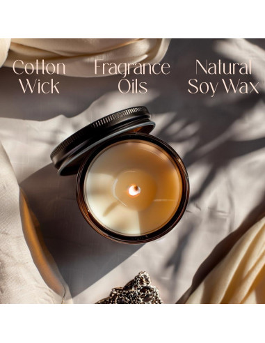 Vela Aromática Mango y Coco Cera de Soja 226g Hecha a Mano