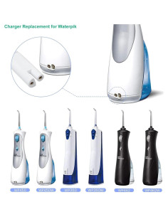 Cargador Adaptador Waterpik WP360 WP450 WP462 Blanco 5 Pies 2
