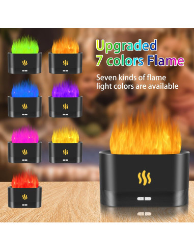 Difusor de Aroma Unoutur con Luz LED y Apagado Automático 180ml