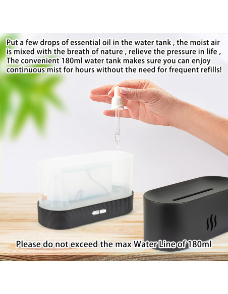 Difusor de Aroma Unoutur con Luz LED y Apagado Automático 180ml