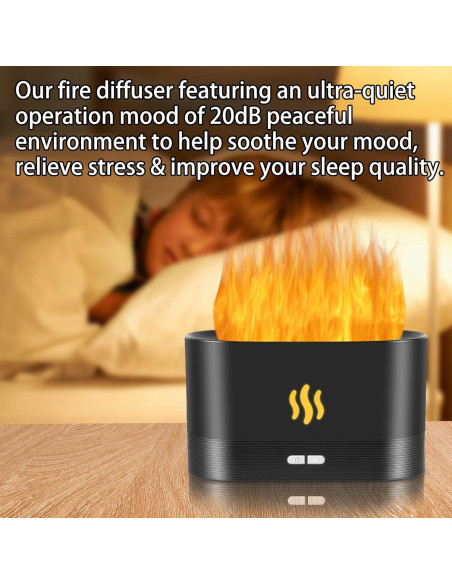 Difusor de Aroma Unoutur con Luz LED y Apagado Automático 180ml