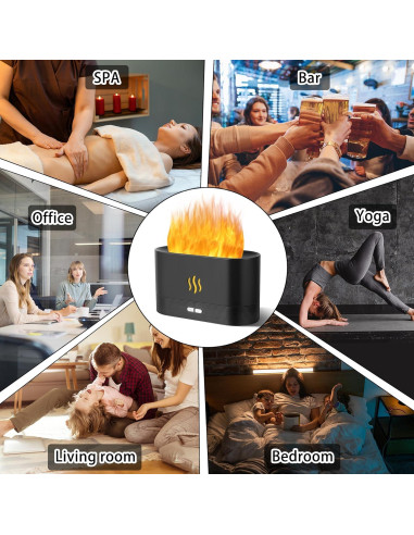 Difusor de Aroma Unoutur con Luz LED y Apagado Automático 180ml