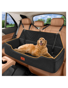 Asiento de Coche para Perros Grandes XIEEAOZEE XL Desmontable