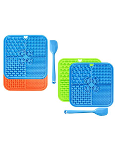 Alfombrilla de Lamer para Perros y Gatos con Ventosas 20x20cm