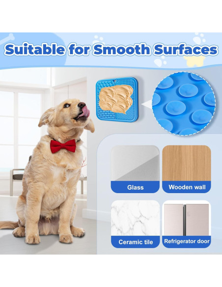 Alfombrilla de Lamer para Perros y Gatos con Ventosas 20x20cm