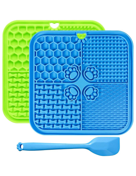 Alfombrilla de Lamer para Perros y Gatos con Ventosas 20x20cm