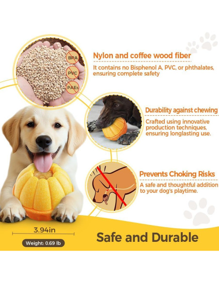 Juguete de golosinas congeladas para perros KASGMU 16x10cm