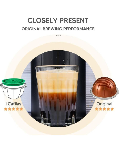 Cápsulas de Café Recargables i Cafilas para Vertuo - 2 Colores