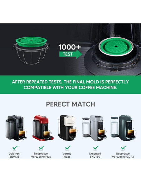 Cápsulas de Café Recargables i Cafilas para Vertuo - 2 Colores