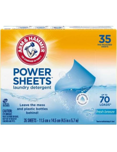 Hojas de detergente para ropa Arm & Hammer Power, 210 cargas 2