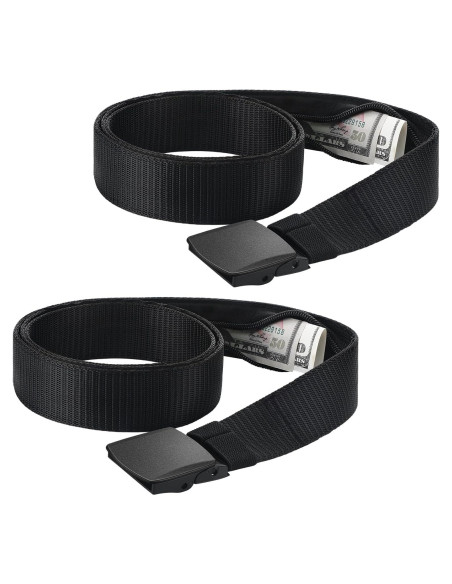 Cinturón de Dinero Oculto Cozypower 2 Pcs Nylon Seguridad