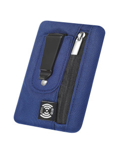 Clip de Dinero RFID XLIUAX Azul Oscuro Compacto y Delgado