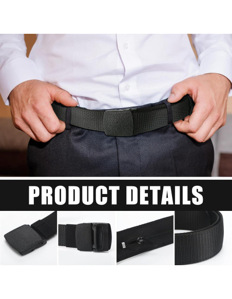 Cinturón de Dinero Oculto Cozypower 2 Pcs Nylon Seguridad
