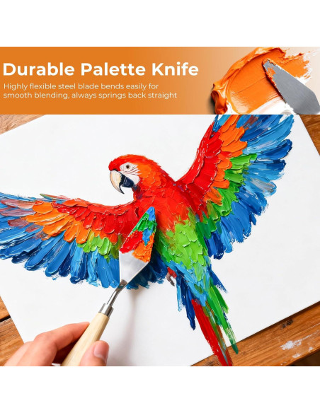 Conjunto de Pinceles de Pintura Nicpro 26pcs Nylon para Acrílico y Acuarela