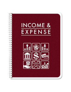 Libro de Ingresos y Gastos BookFactory 108 Páginas 21.6x27.9cm