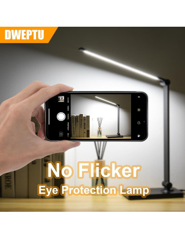 Lámpara de Escritorio LED DWEPTU USB Regulable 6000K