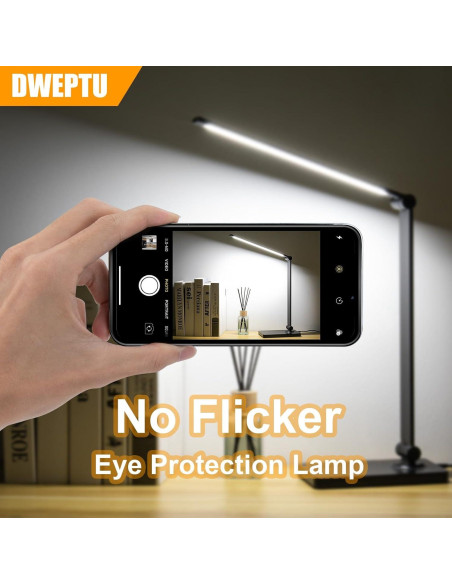 Lámpara de Escritorio LED DWEPTU USB Regulable 6000K