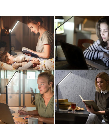 Lámpara de Escritorio LED DWEPTU USB Regulable 6000K