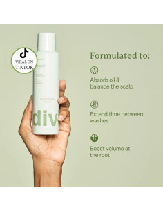 Champú Seco Divi 150g - Absorbe Aceite y Equilibra Cuero Cabelludo 2
