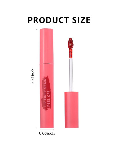 Juego de Tinte para Labios Peel Off 2Pcs - Larga Duración