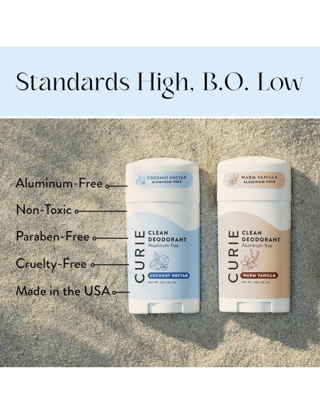 Desodorante Natural Curie Néctar de Coco y Vainilla 2pk