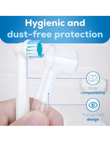 Cabezas de cepillo de dientes Oral-B Braun - Paquete de 4, cerdas suaves