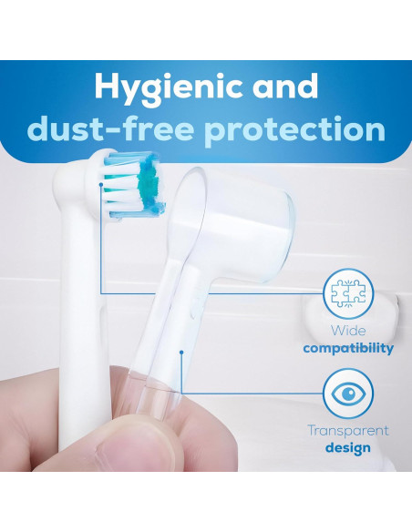 Cabezas de cepillo de dientes Oral-B Braun - Paquete de 4, cerdas suaves