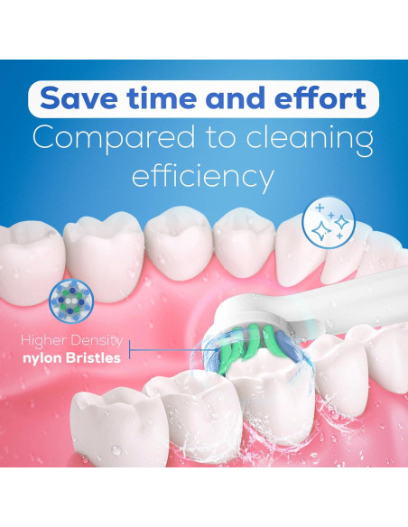 Cabezas de cepillo de dientes Oral-B Braun - Paquete de 4, cerdas suaves