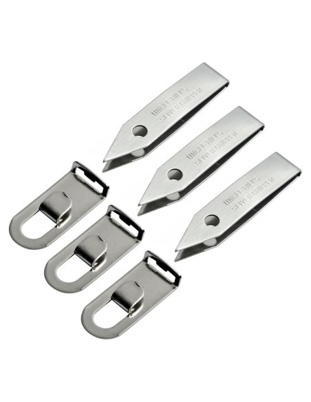 3 Pinzas de Precisión Sliver Gripper Uncle Bill's - Acero Inoxidable