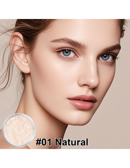 Polvo Fijador Mineral Meilury SPF 35 9.92g Translúcido