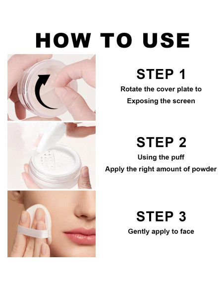 Polvo Fijador Mineral Meilury SPF 35 9.92g Translúcido