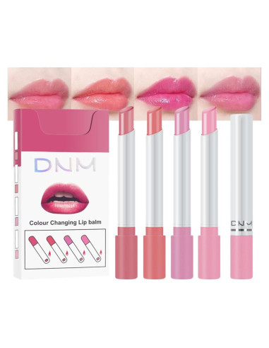 Set de Labiales Hidratantes BINGBRUSH 4 Pcs Cambia Color
