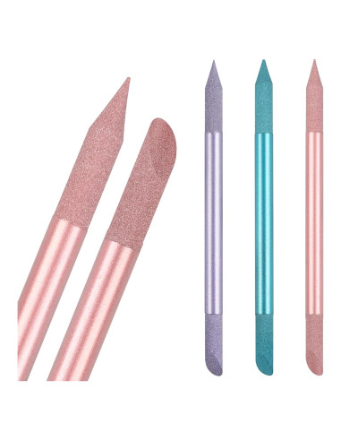 Set de 3 Empujadores de Cutículas de Vidrio heemeei