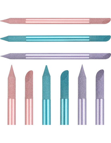 Set de 3 Empujadores de Cutículas de Vidrio heemeei