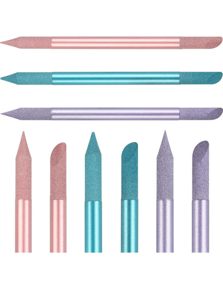 Set de 3 Empujadores de Cutículas de Vidrio heemeei