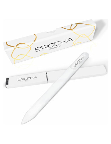 Juego de Lima de Uñas de Cristal Srodha - 3 Piezas Profesional