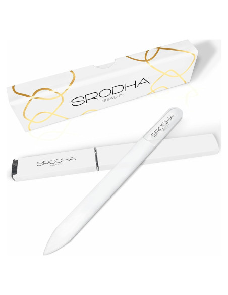 Juego de Lima de Uñas de Cristal Srodha - 3 Piezas Profesional