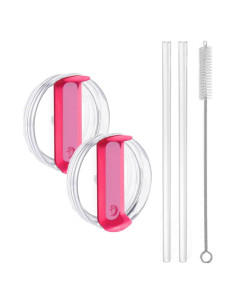 Tapa de Vaso Reemplazo MIHAGUTY para Taza Stanley 40 oz Rosa