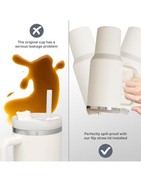 Reemplazo Tapa Stanley 40 Oz Pinuya a Prueba de Derrames
