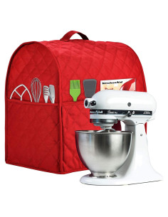 Cubierta para Batidora de Pie NALAN Rojo 6-8 Litros Algodón