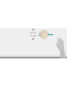 Sartén de Hierro Fundido Enameled Crock-Pot Artisan 25.4 cm Teal 2