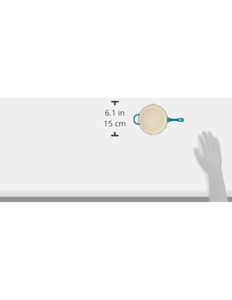 Sartén de Hierro Fundido Enameled Crock-Pot Artisan 25.4 cm Teal