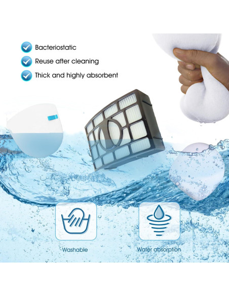 Filtro de Reemplazo Shark Navigator ZU561 ZU560 HEPA y Cepillo