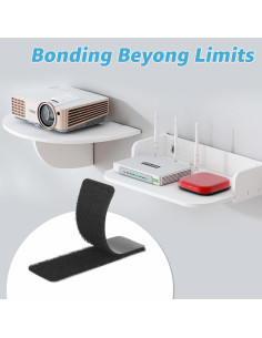 Cinta Adhesiva de Gancho y Bucle Art3d 16 Juegos 2.54x10.16cm 2