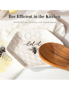 Soporte para Cucharas de Cerámica Young's 12.7x12.7 cm Resistente 2