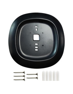 Placa de Montaje Decorativa Negra para Termostato Ecobee