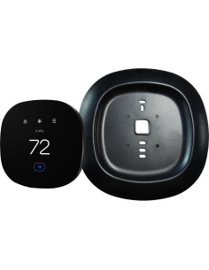 Placa de Montaje Decorativa Negra para Termostato Ecobee 2