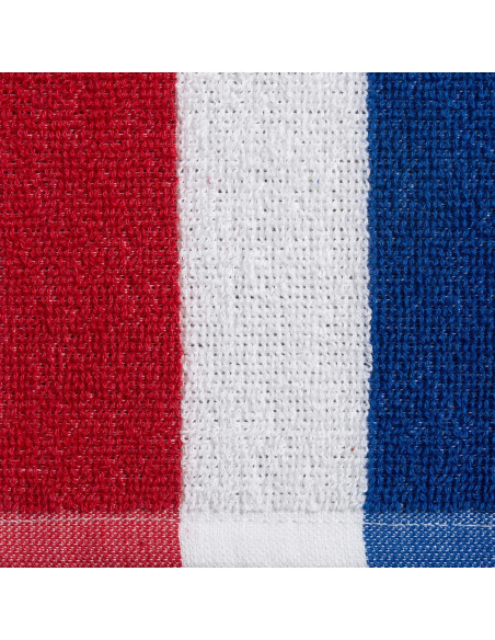 Tumbona de Playa DII con Toalla de Algodón Rayada 66x208 cm